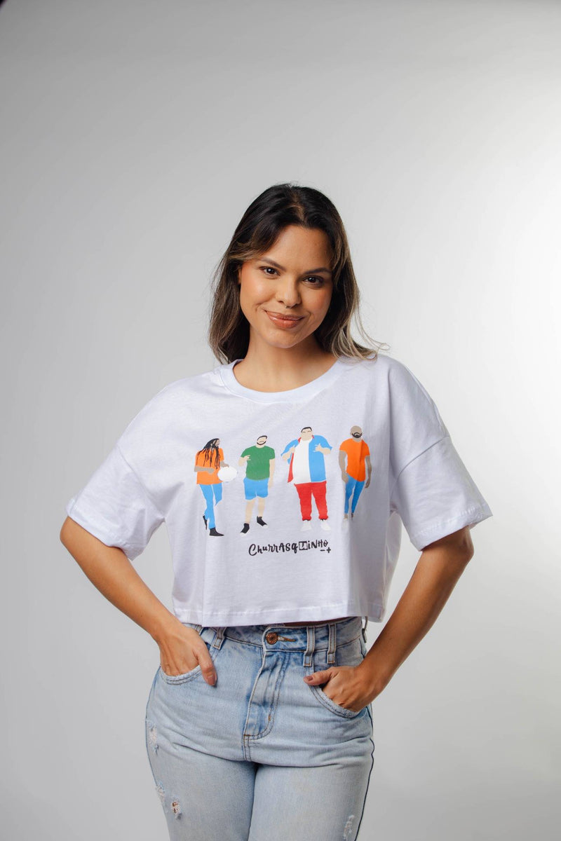 CROPPED CHURRASQUINHO - BRANCO