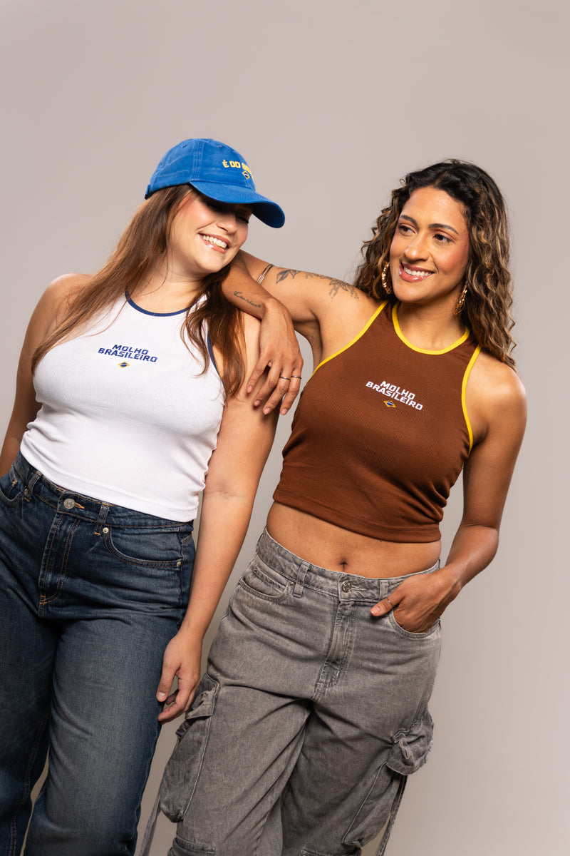 CROPPED MOLHO BRASILEIRO - BRANCO