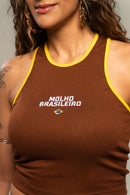 CROPPED MOLHO BRASILEIRO - MARROM