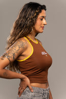 CROPPED MOLHO BRASILEIRO - MARROM