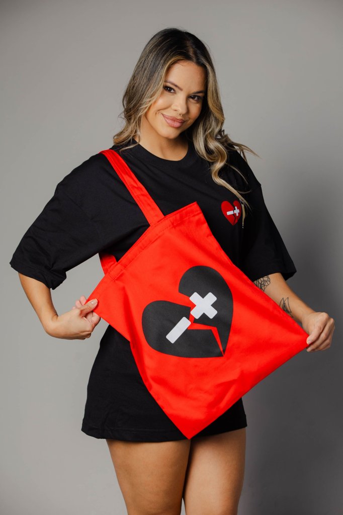 ECOBAG CORAÇÃO PARTIDO