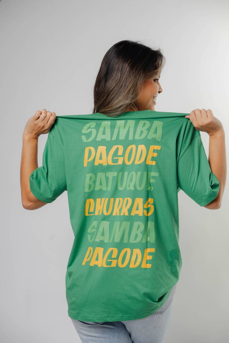 T-SHIRT CHURRASQUINHO - VERDE