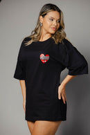 T-SHIRT OVERSIZED CORAÇÃO PARTIDO II